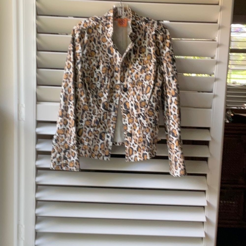 Tory Burch Brown /beige/black Blazer